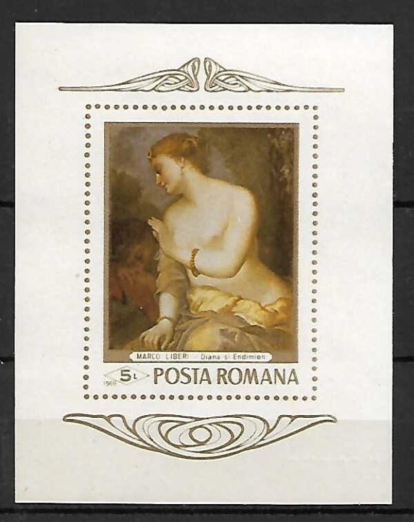 MALARSTWO RUMUNIA MI.BL.70(*)