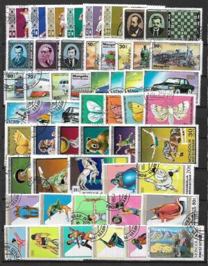 ZESTAW ZNACZKÓW MONGOLIA NR 25