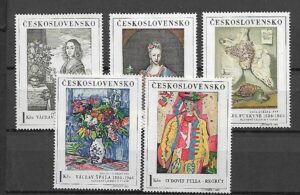 MALARSTWO CZECHOSŁOWACJA MI.1668-1672**