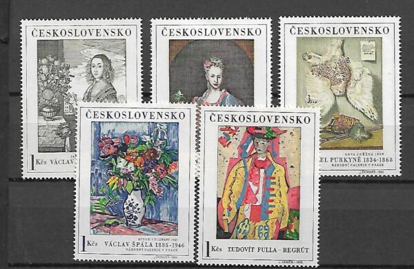 MALARSTWO CZECHOSŁOWACJA MI.1668-1672**