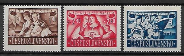 DZIEŃ UCHODŹCY CZECHOSŁOWACJA MI.505-507**