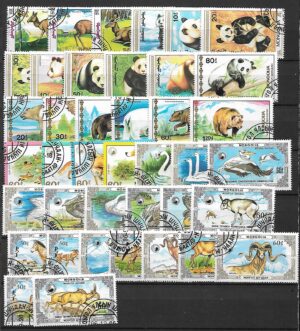 ZESTAW ZNACZKÓW MONGOLIA NR 29