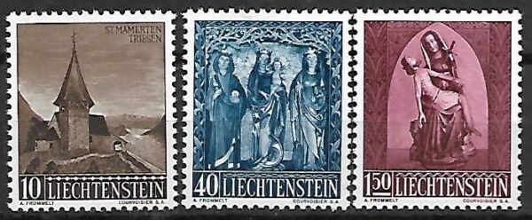 RELIGIA LIECHTENSTEIN MI.362-364**