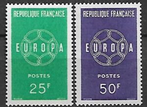EUROPA FRANCJA MI.1262-1263**