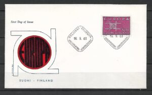 EUROPA CEPT FINLANDIA MI.576 FDC1