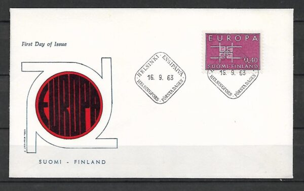 EUROPA CEPT FINLANDIA MI.576 FDC1
