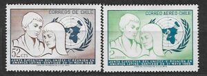 UNICEF CHILE MI.752-753**