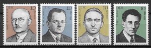 SŁAWNI LUDZIE DDR MI.2589-2592**