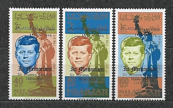 J.F.KENNEDY SHARJAH MI.143-145A**