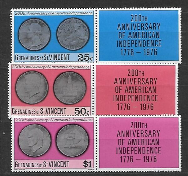 ROCZNICA GRENADINES I ST.VINCENT MI.80-82**