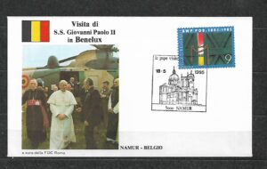 WIZYTA JANA PAWŁA II BELGIA-NAMUR KOPERTA