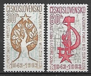 ROCZNICA CZECHOSŁOWACJA MI.1438-1439**