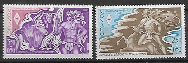 CZERWONY KRZYŻ MONAKO MI.1591-1592**