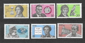 SŁAWNI LUDZIE DDR MI.2492-2497**