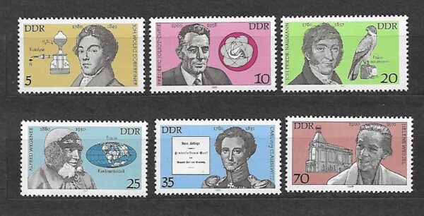 SŁAWNI LUDZIE DDR MI.2492-2497**