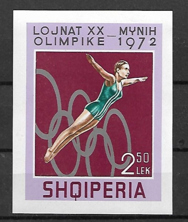 OLIMPIADA LETNIA ALBANIA MI.BL.45**