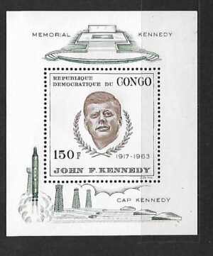 J.F.KENNEDY KONGO MI.BL.8**