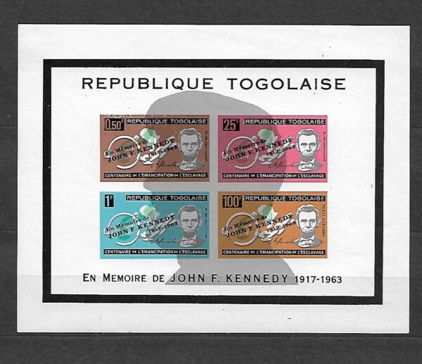 J.F.KENNEDY TOGO MI.BL.12**
