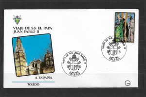 WIZYTA JANA PAWŁA II HISZPANIA-TOLEDO KOPERTA