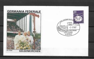 WIZYTA JANA PAWŁA II NIEMCY-GELSENKIRCHEN KOPERTA