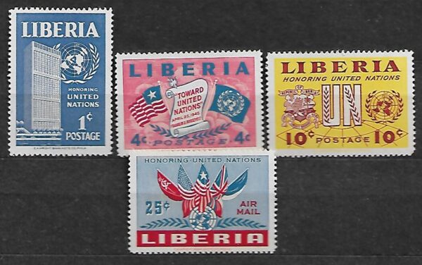 ONZ LIBERIA MI.389-393**