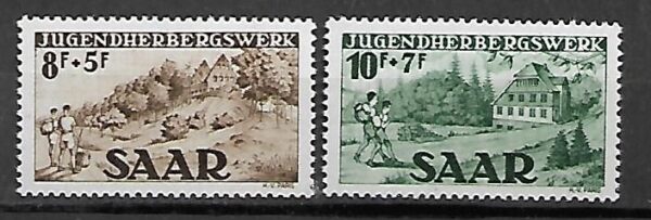 TURYSTYKA NIEMCY SAARA MI.262-263**