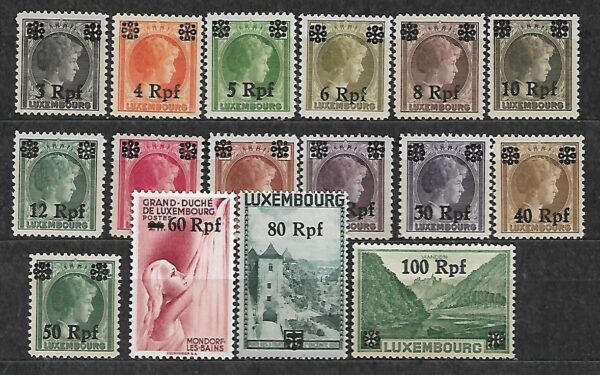 NIEMCY OKUPACJA LUXEMBURGA MI.17-32**