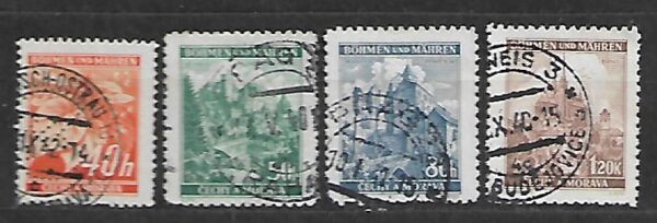 ARCHITEKTURA CZECHY I MORAWY MI.38-41 KASOWANY