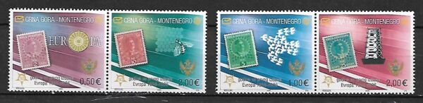 EUROPA CEPT CZARNOGÓRA  MI.108-111**PARKI