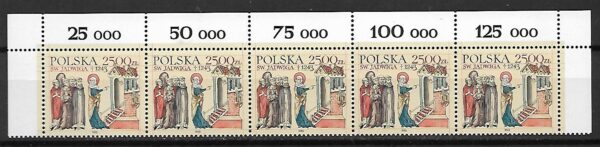 FI.3322**Z NAPISEM NA LISTWIE
