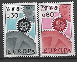 EUROPA CEPT ANDORRA FRANCUSKA MI.199-200**