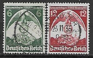 NIEMCY RZESZA MI.586-587 KASOWANY