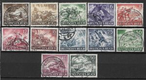 NIEMCY RZESZA MI.831-842 KASOWANY