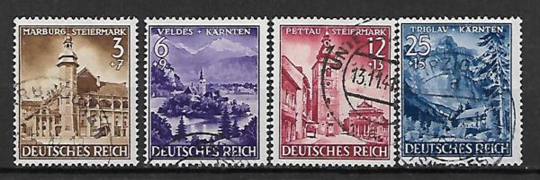 NIEMCY RZESZA MI.806-809 KASOWANY
