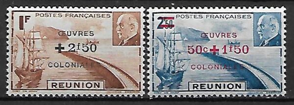 KOLONIE FRANCUSKIE REUNION MI.282-283**