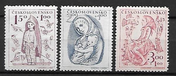 DZIEŃ DZIECKA CZECHOSŁOWACJA MI.559-561**