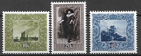MALARSTWO LIECHTENSTEIN MI.301-303**