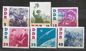 LOT NA KSIĘŻYC DDR MI.863-868**