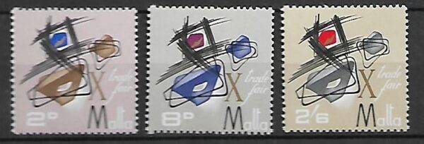 SZTUKA MALTA MI.344-346**