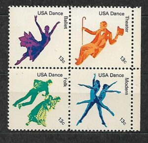 TANIEC USA MI.1335-1338**