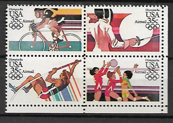 OLIMPIADA LETNIA USA MI.1665-1668**
