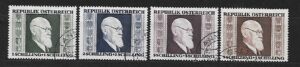 AUSTRIA MI.772-775A KASOWANY