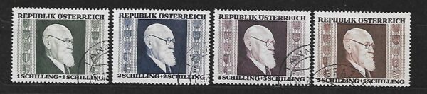 AUSTRIA MI.772-775A KASOWANY