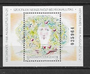 WYSTAWA FILATELISTYCZNA WĘGRY MI.BL.196A**