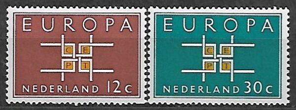 EUROPA CEPT HOLANDIA MI.806-807**