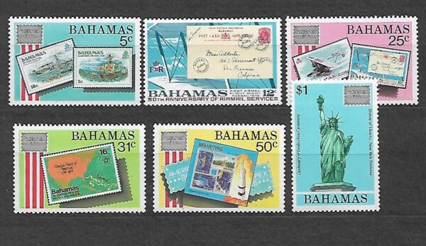 DZIEŃ ZNACZKA BAHAMY MI.611-615**