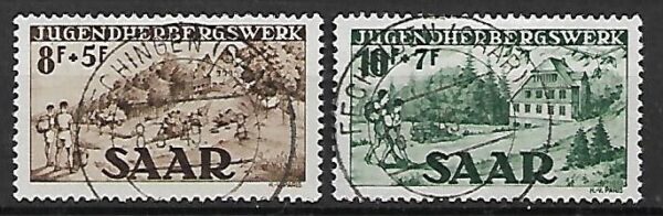 TURYSTYKA NIEMCY SAARA MI.262-263 KASOWANE