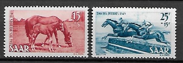 JAZDA KONNO NIEMCY SAARA MI.265-266**