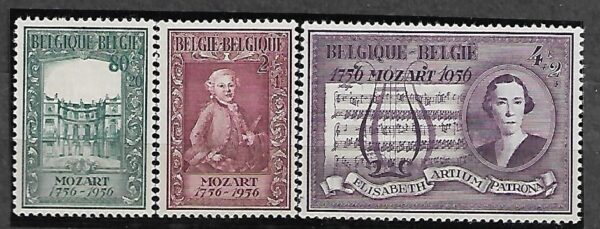 MOZART BELGIA MI.1036-1038**