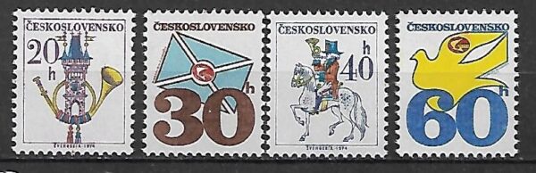 DZIEŃ ZNACZKA CZECHOSŁOWACJA MI.2228-2231**